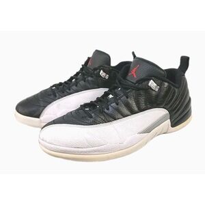 Air Jordan 12 Retro Low Playoffs Mens 11.5 Black White Jumpman Nike 308317-004